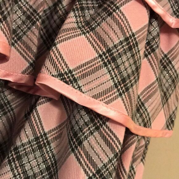 Youngland Pink Plaid Ruffle Dress - Size 6 - Picture 6 of 8